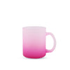 11oz SUBLIMATION GLASS CAMPER MUG (FROSTED) Kupresso Pink 