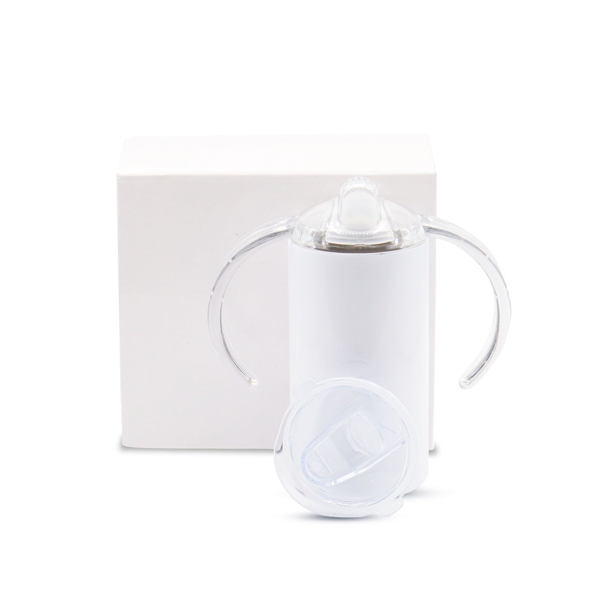 12oz Sublimation Sippy Cup Sublimation Baby/Kids Tumbler Kupresso White Gift Box Single 