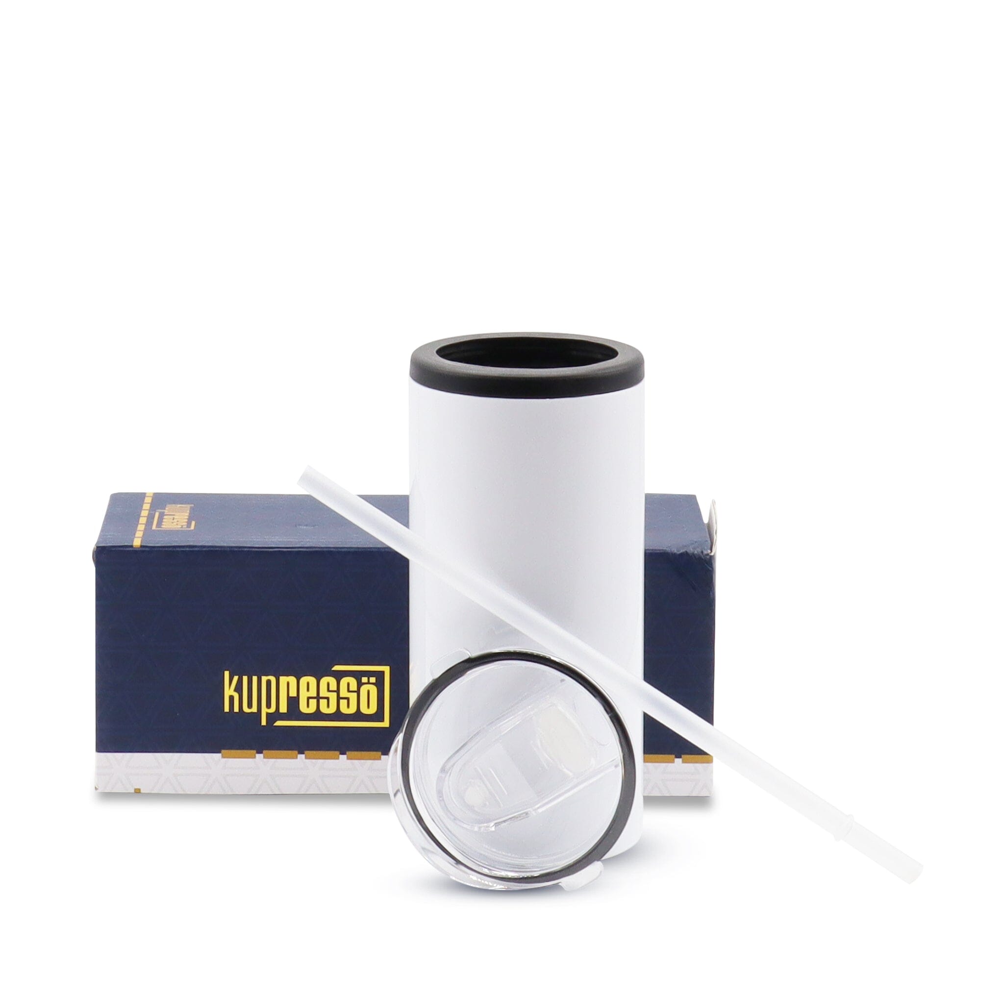 12oz Sublimation Skinny Can Cooler (Dual Lid) Kupresso Kupresso Box (Standard) Single 