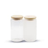 16oz Sublimation Glass Jar (Clear/Frosted) Kupresso 