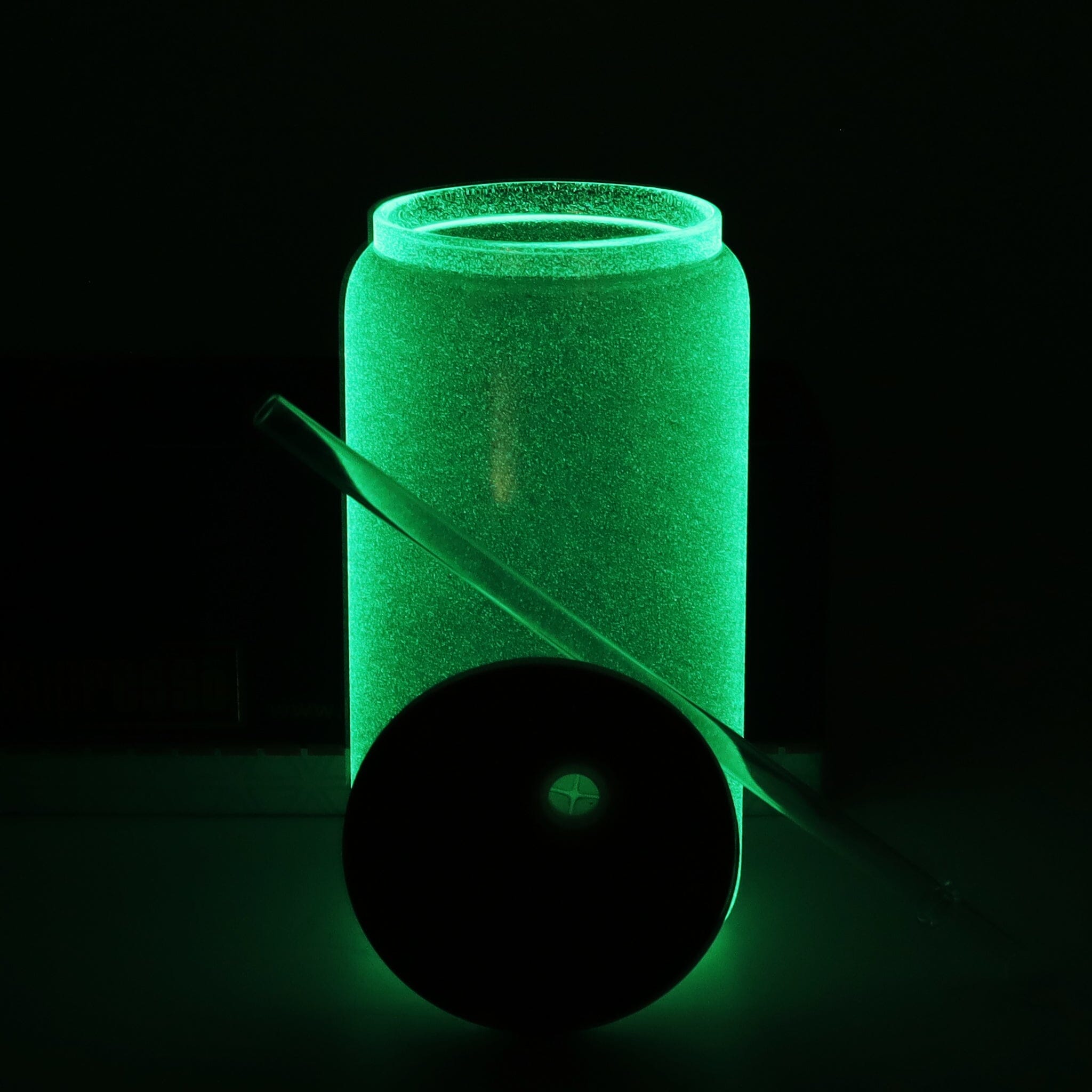 16oz Sublimation Glow in the Dark Glass Jar Kupresso Single 