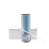20oz Sublimation Holographic Tumbler Regular / Sublimation Tumbler Kupresso Holographic Blue White Gift Box Single