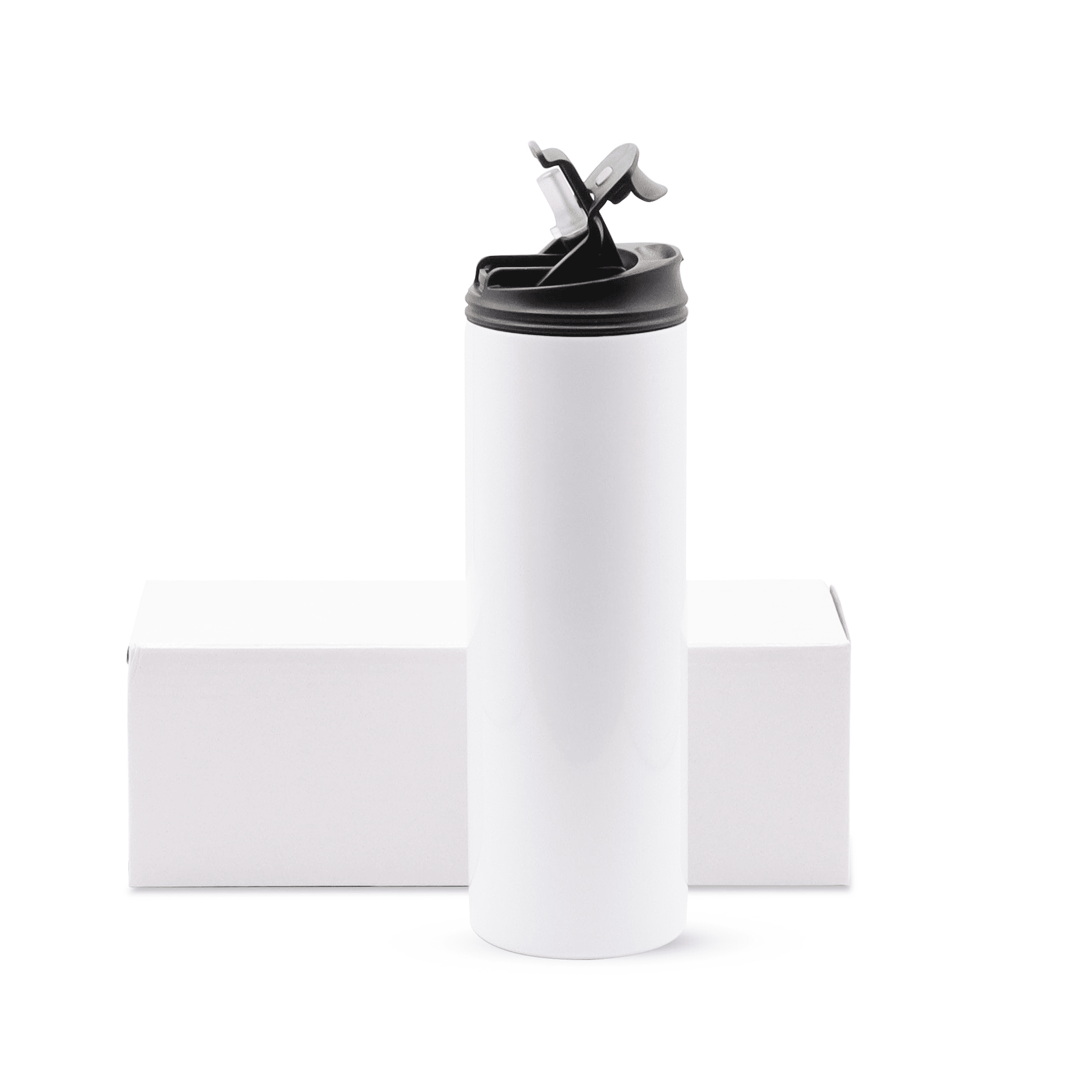 20oz Sublimation Straight Bottle (Double Way) Kupresso White Gift Box Single 