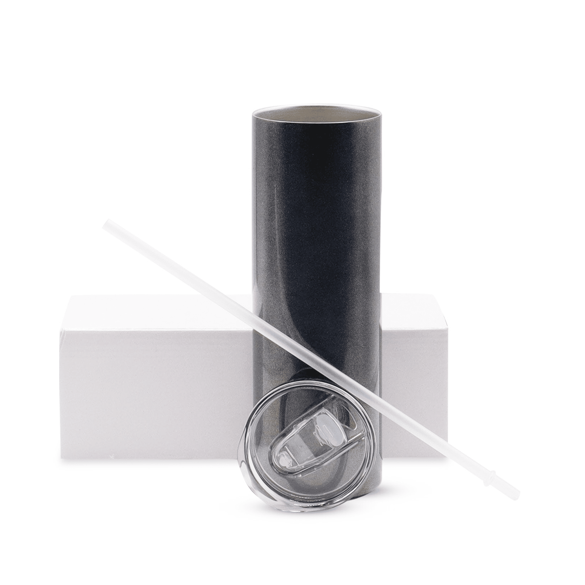 30oz Sublimation Holographic Tumbler Kupresso Holographic Black White Gift Box Single