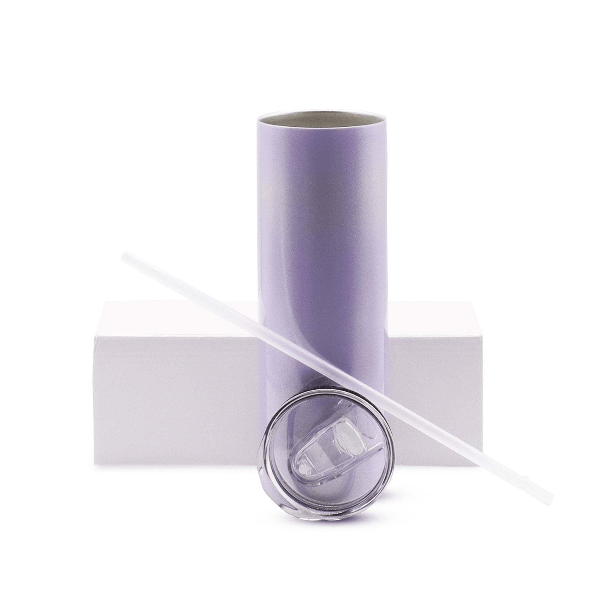 30oz Sublimation Holographic Tumbler Kupresso Holographic Purple White Gift Box Single
