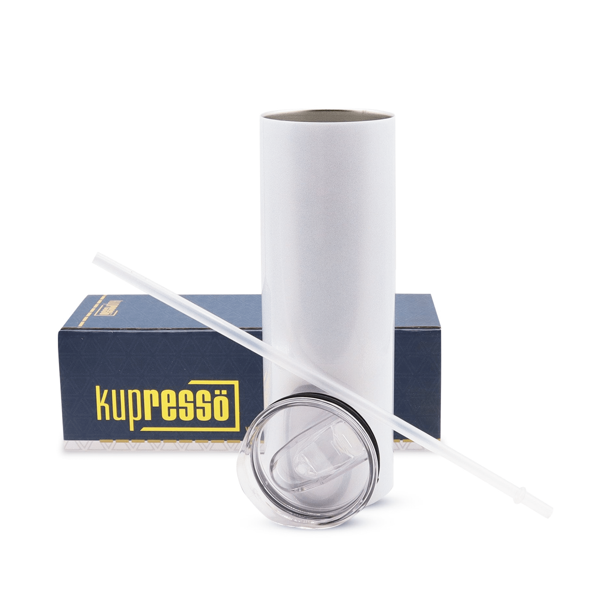 30oz Sublimation Holographic Tumbler Kupresso Holographic White Kupresso Box (Standard) Single