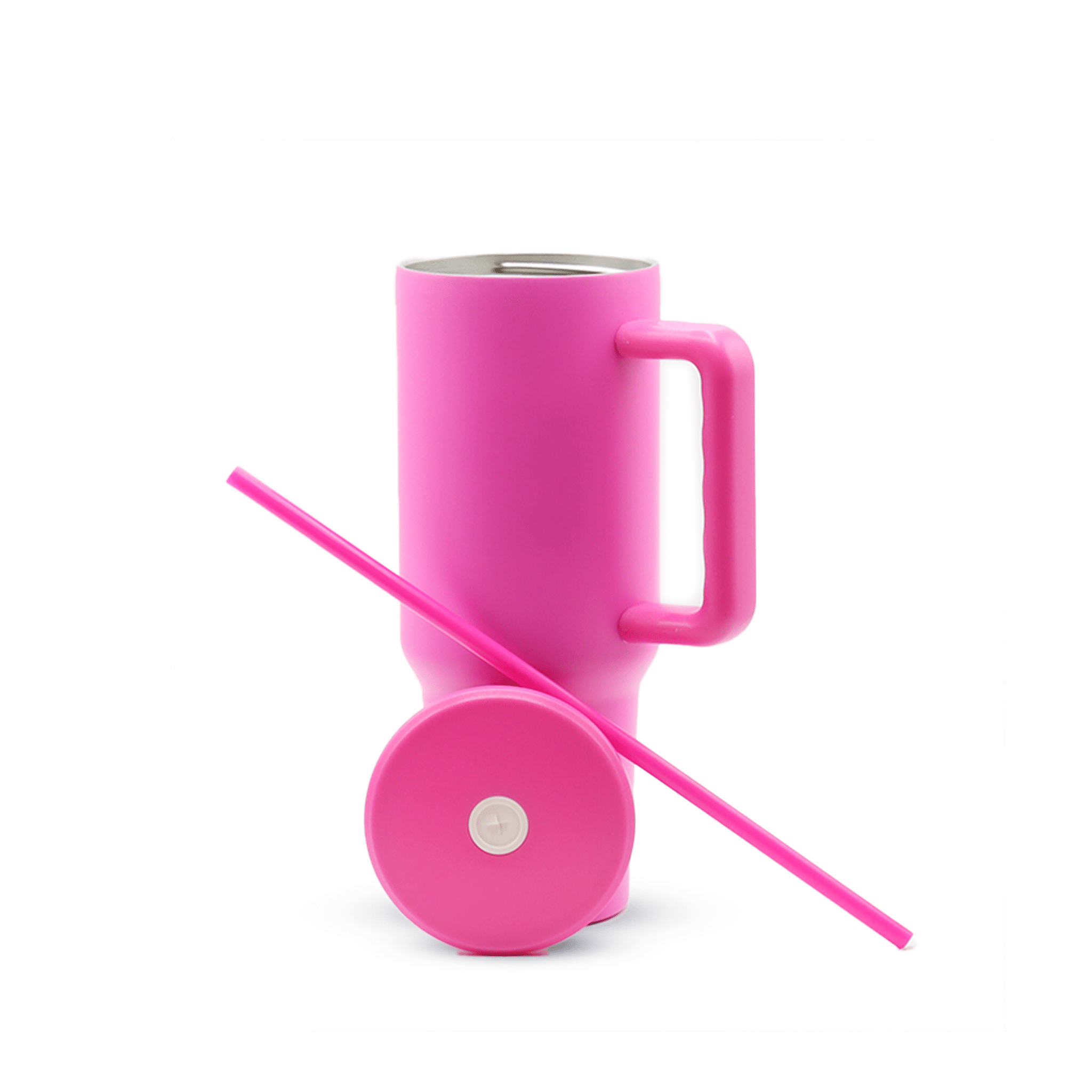 40oz Sublimation Tumbler with Handle (Cold Flow) Sublimation Kupresso Barbie Pink 