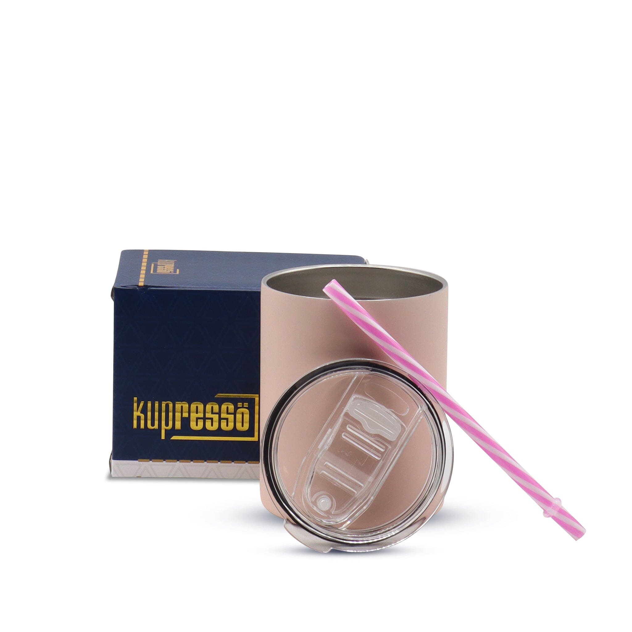 10oz SUBLIMATION MACAROON LOW BALL TUMBLER Kupresso Pink KUPRESSO BOX (STNADARD) Single