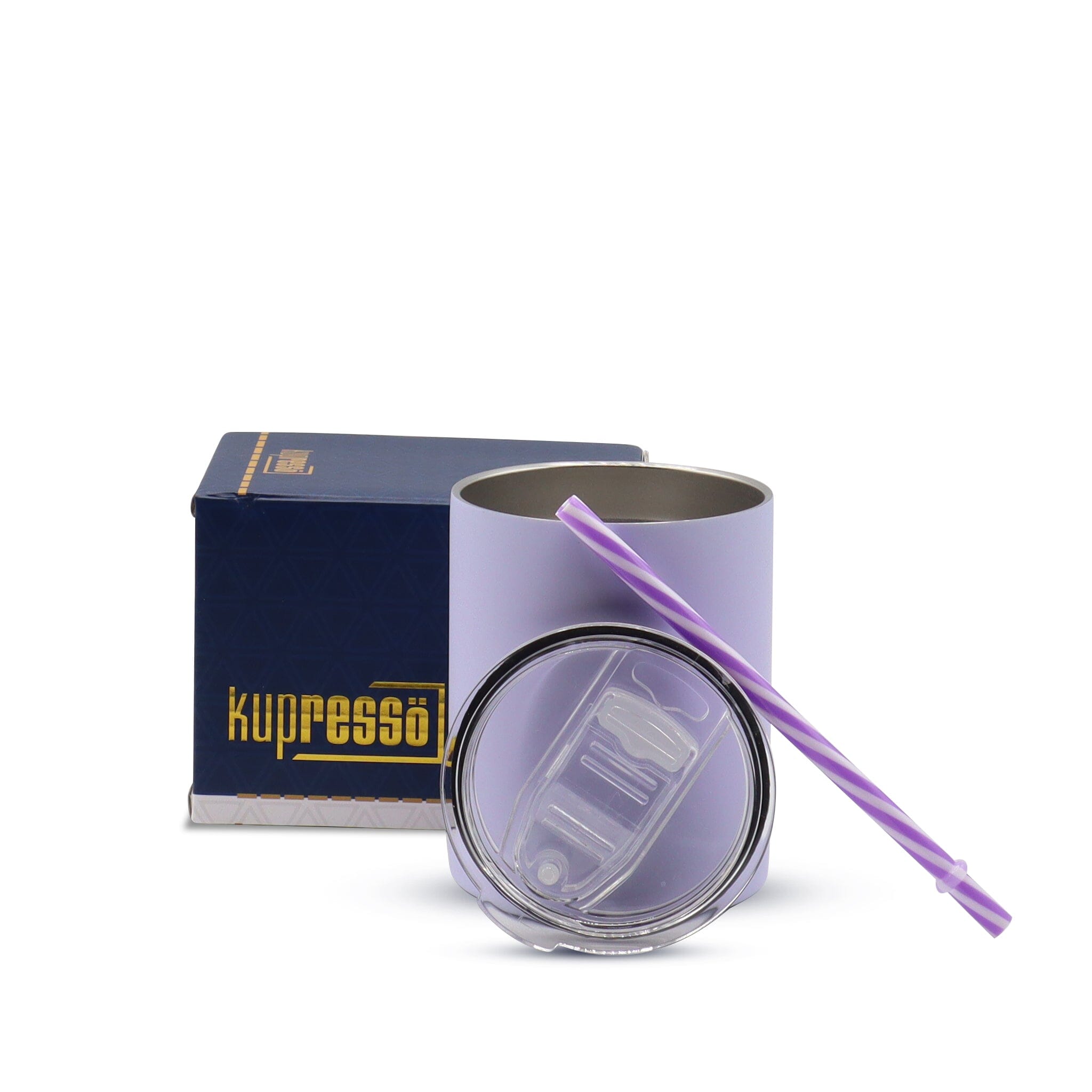 10oz SUBLIMATION MACAROON LOW BALL TUMBLER Kupresso Purple KUPRESSO BOX (STNADARD) Single