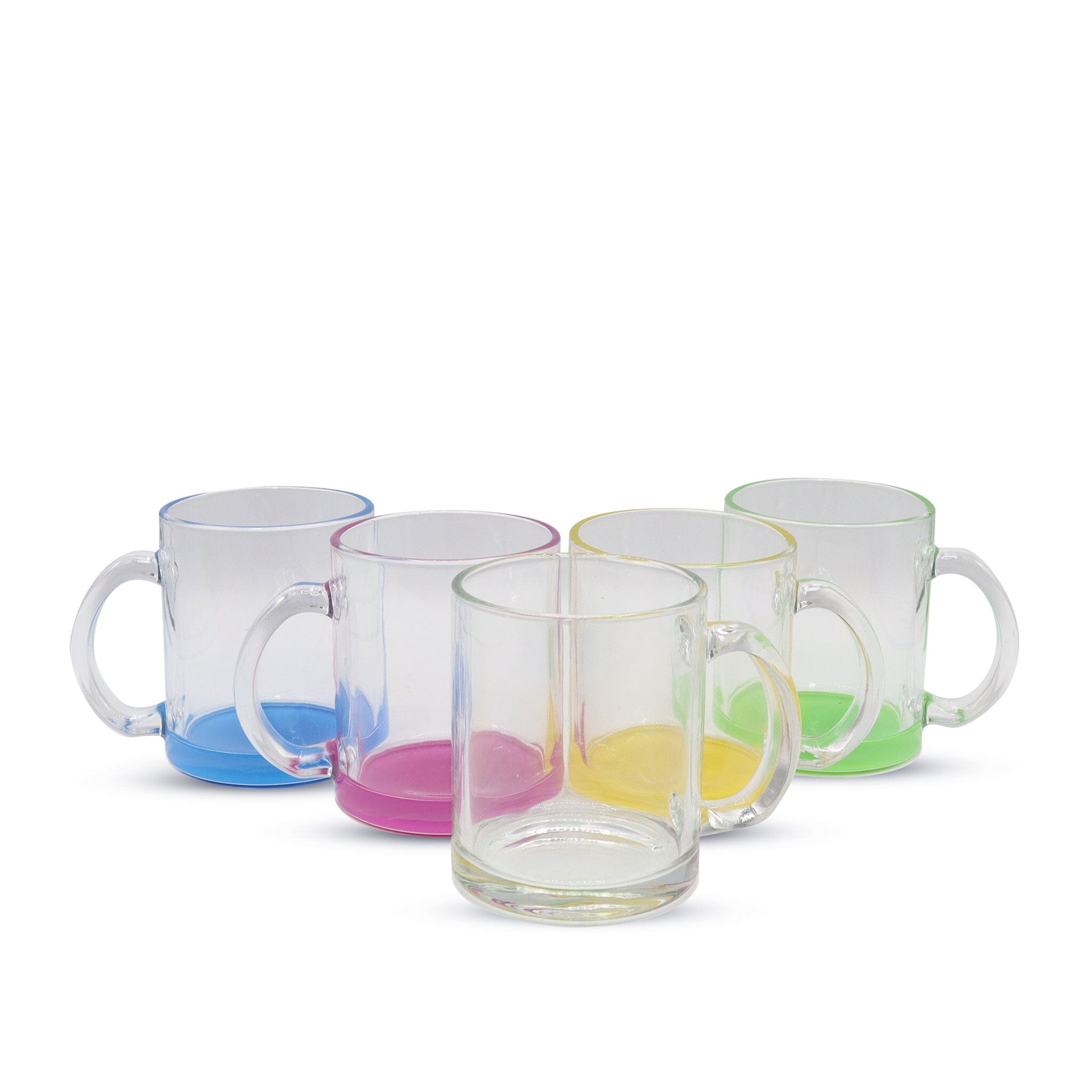 11oz SUBLIMATION GLASS CAMPER MUG (CLEAR)