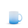 11oz SUBLIMATION GLASS CAMPER MUG (FROSTED) Kupresso Blue 