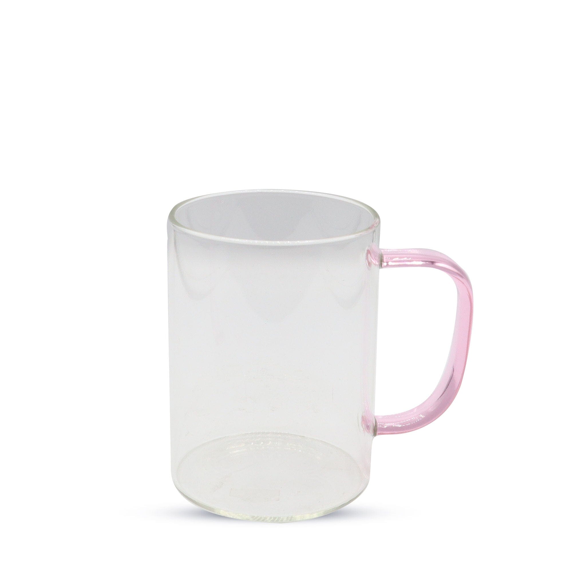 Sublimatable Clear Glass Mug with Handle