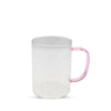 15oz Sublimation Glass Camper Mug (Clear) Kupresso Clear Pink 