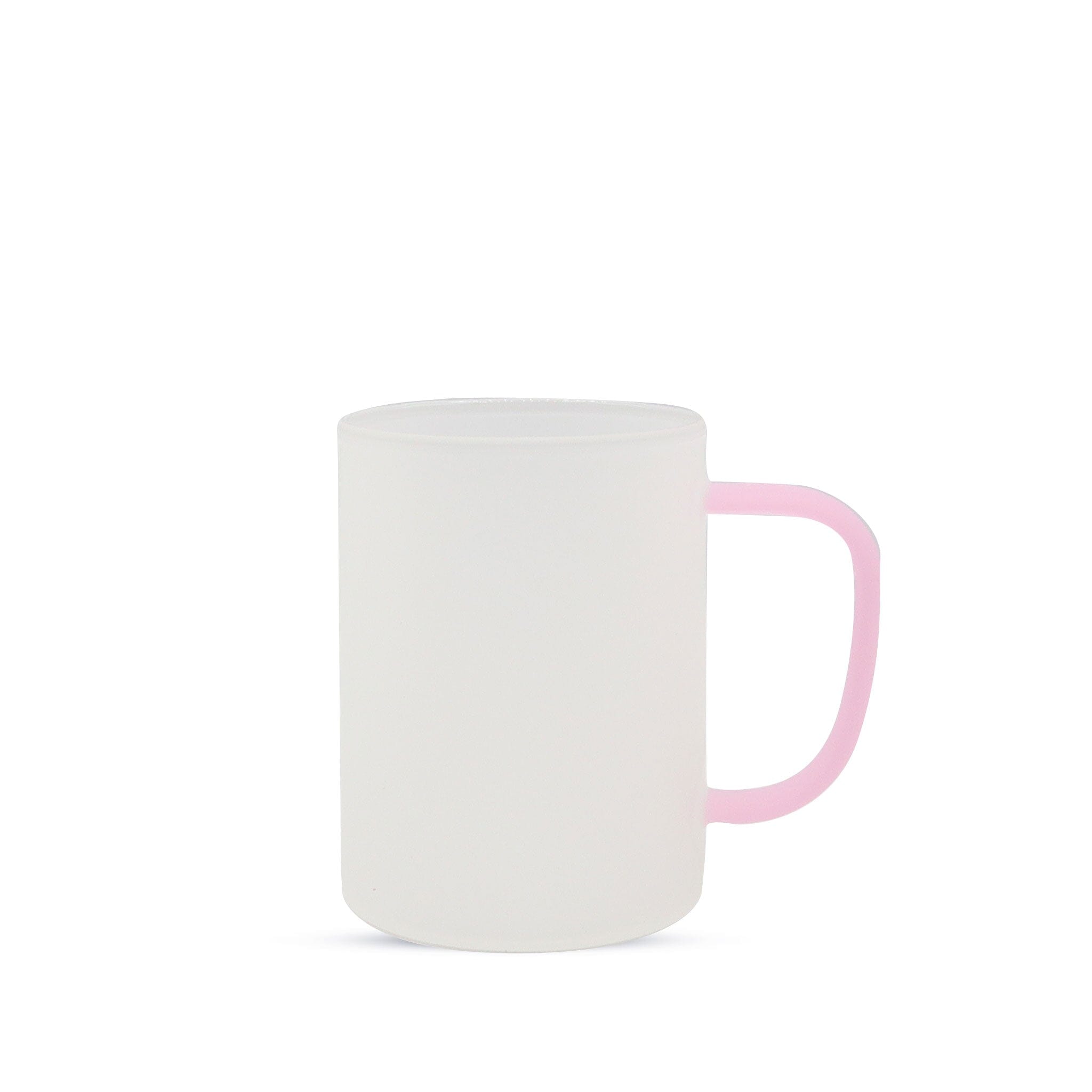 15oz Sublimation Glass Camper Mug (Frosted) Kupresso Pink 