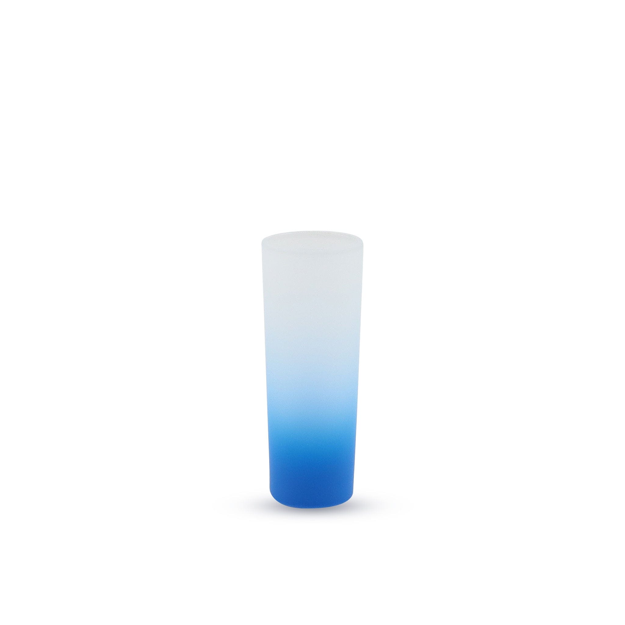 3oz Sublimation Shot Glass Kupresso Blue Ombre Single 