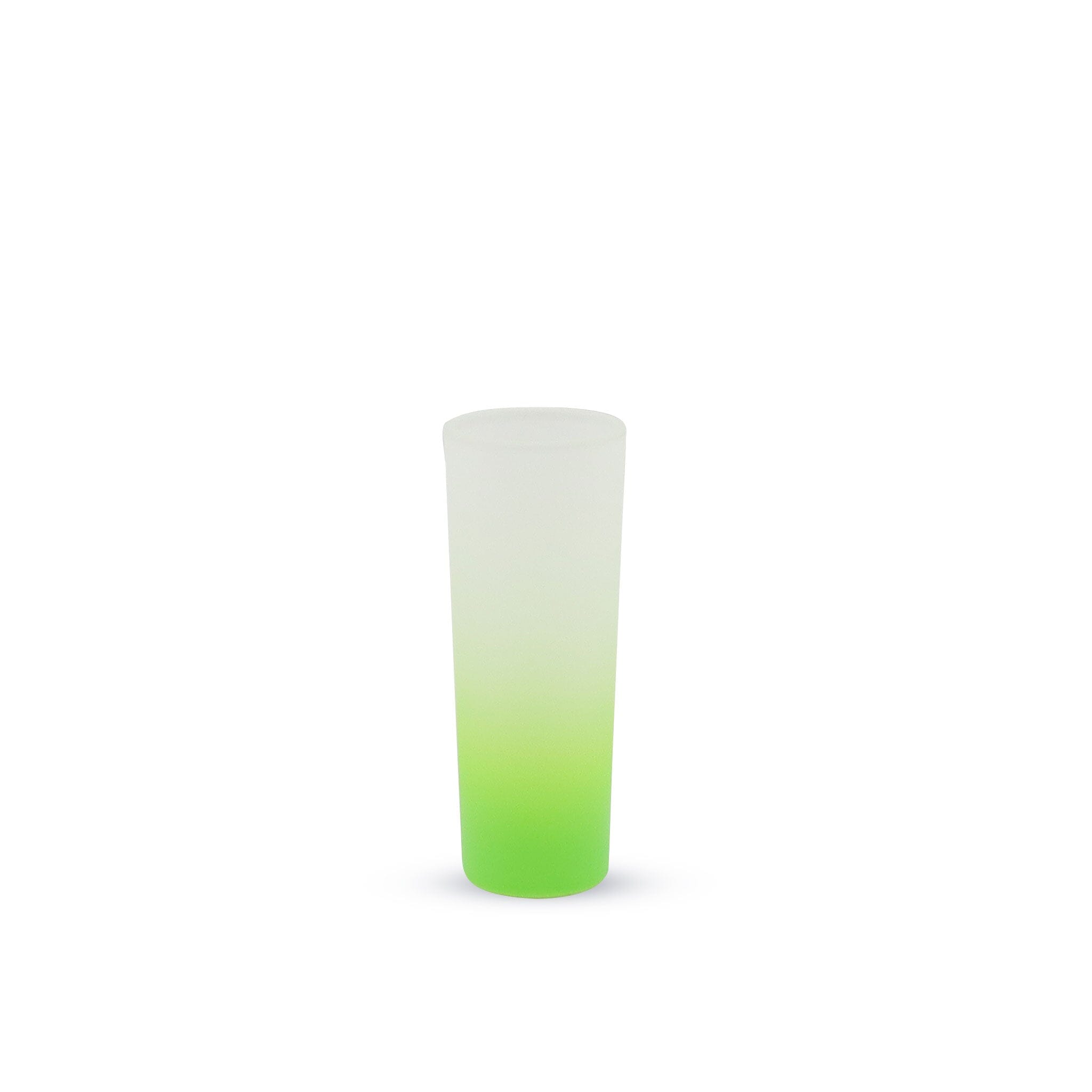 3oz Sublimation Shot Glass Kupresso Green Ombre Single 