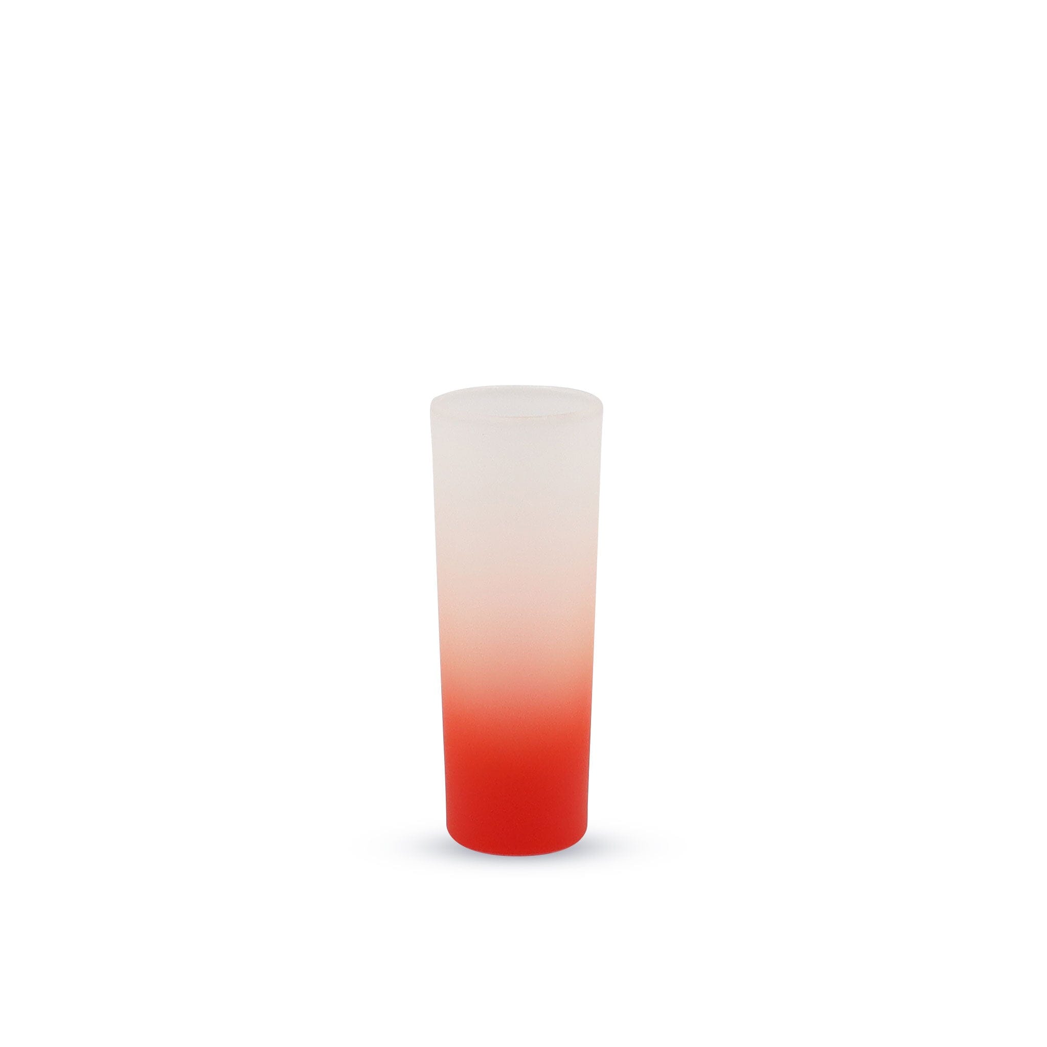 3oz Sublimation Shot Glass Kupresso Red Ombre Single 