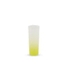 Load image into Gallery viewer, 3oz Sublimation Shot Glass Kupresso Yellow Ombre Single 