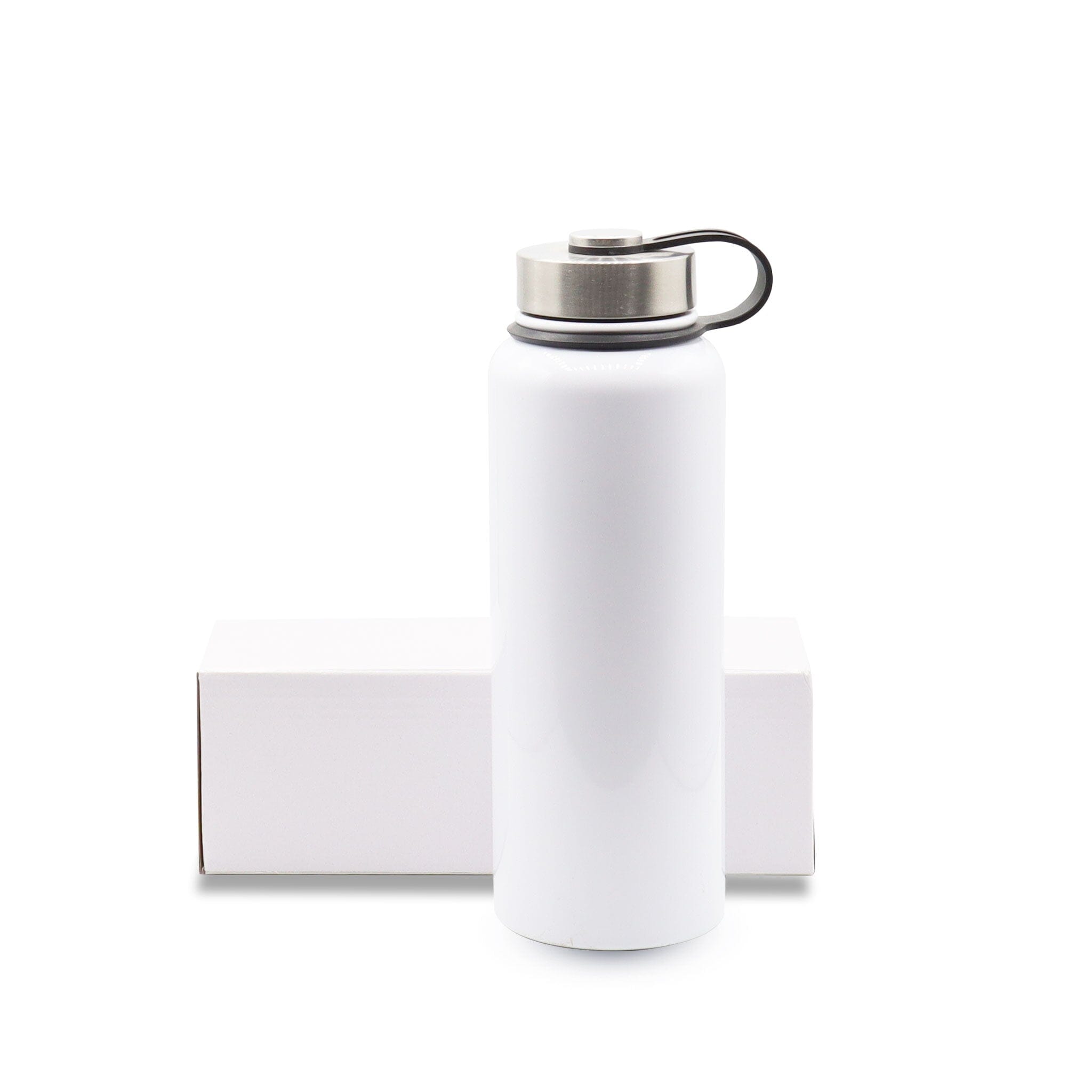 40oz Sublimation Water Bottle Kupresso Single White Gift Box 